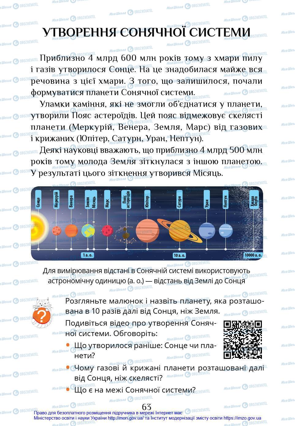 Підручники Я у світі 4 клас сторінка 63