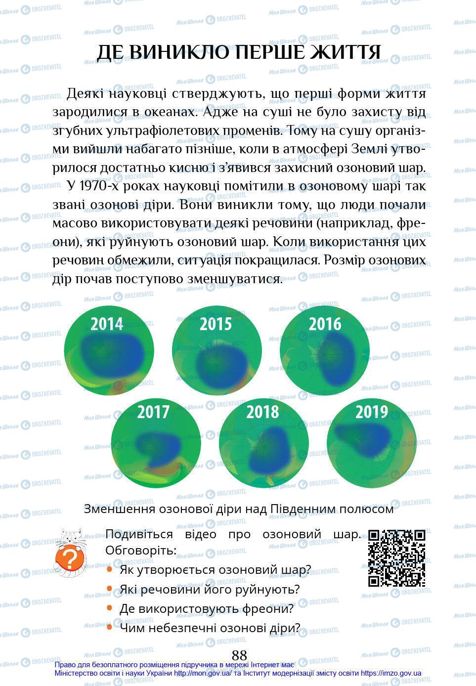 Підручники Я у світі 4 клас сторінка 88