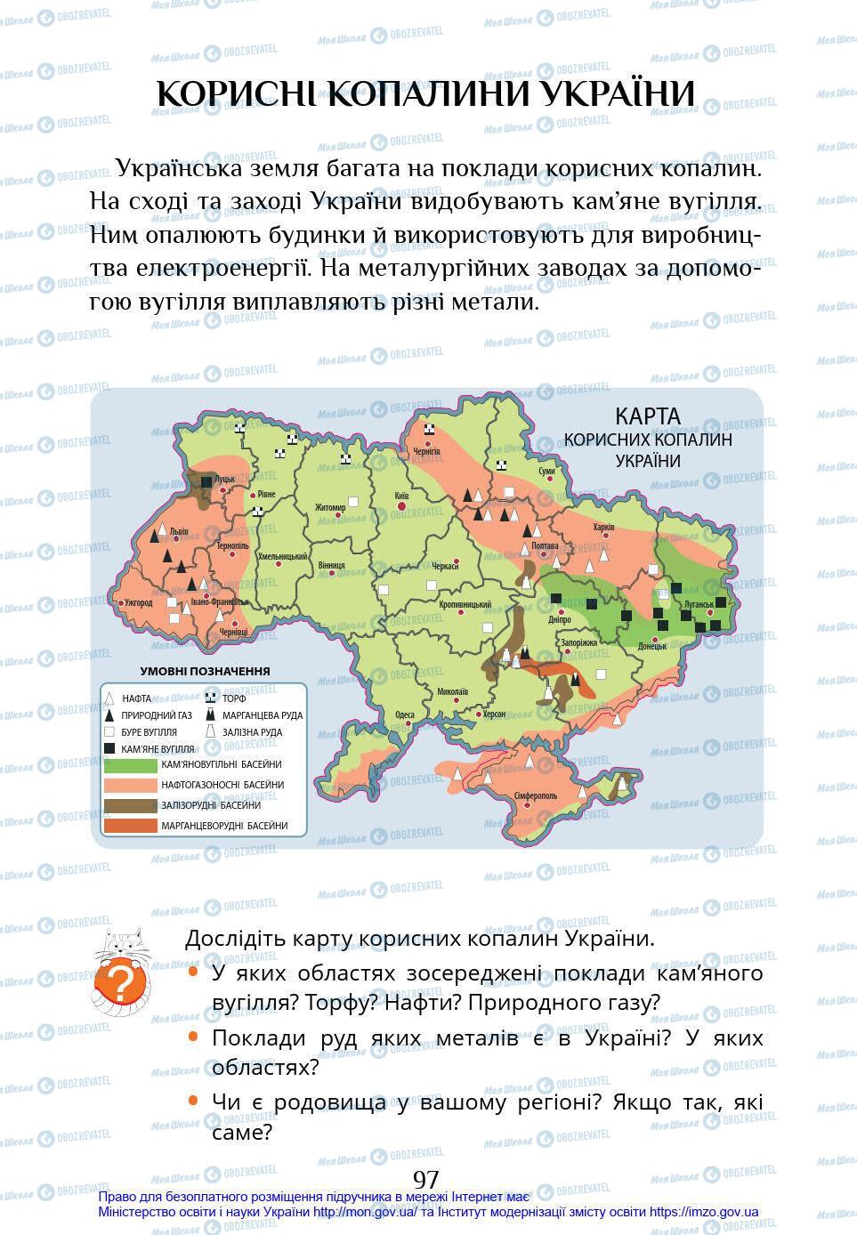 Підручники Я у світі 4 клас сторінка 97