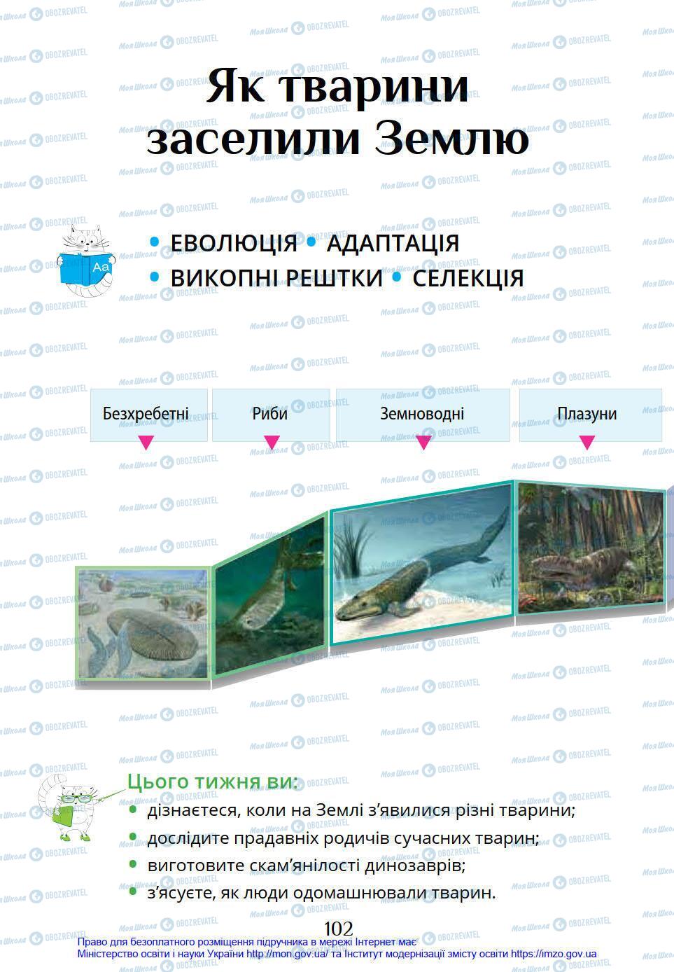 Підручники Я у світі 4 клас сторінка 102