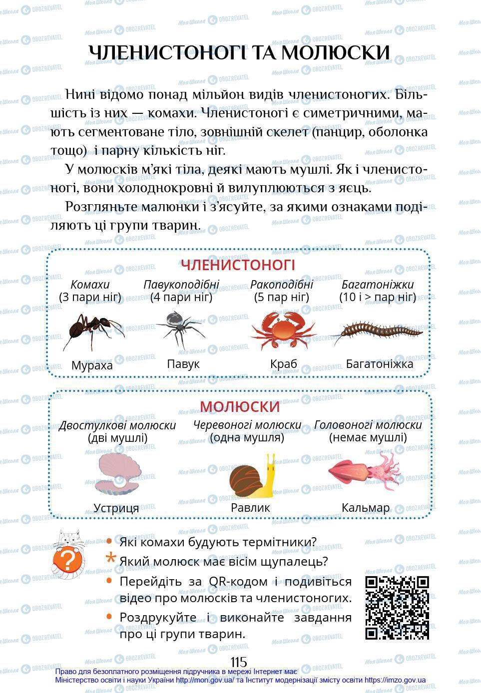 Підручники Я у світі 4 клас сторінка 115