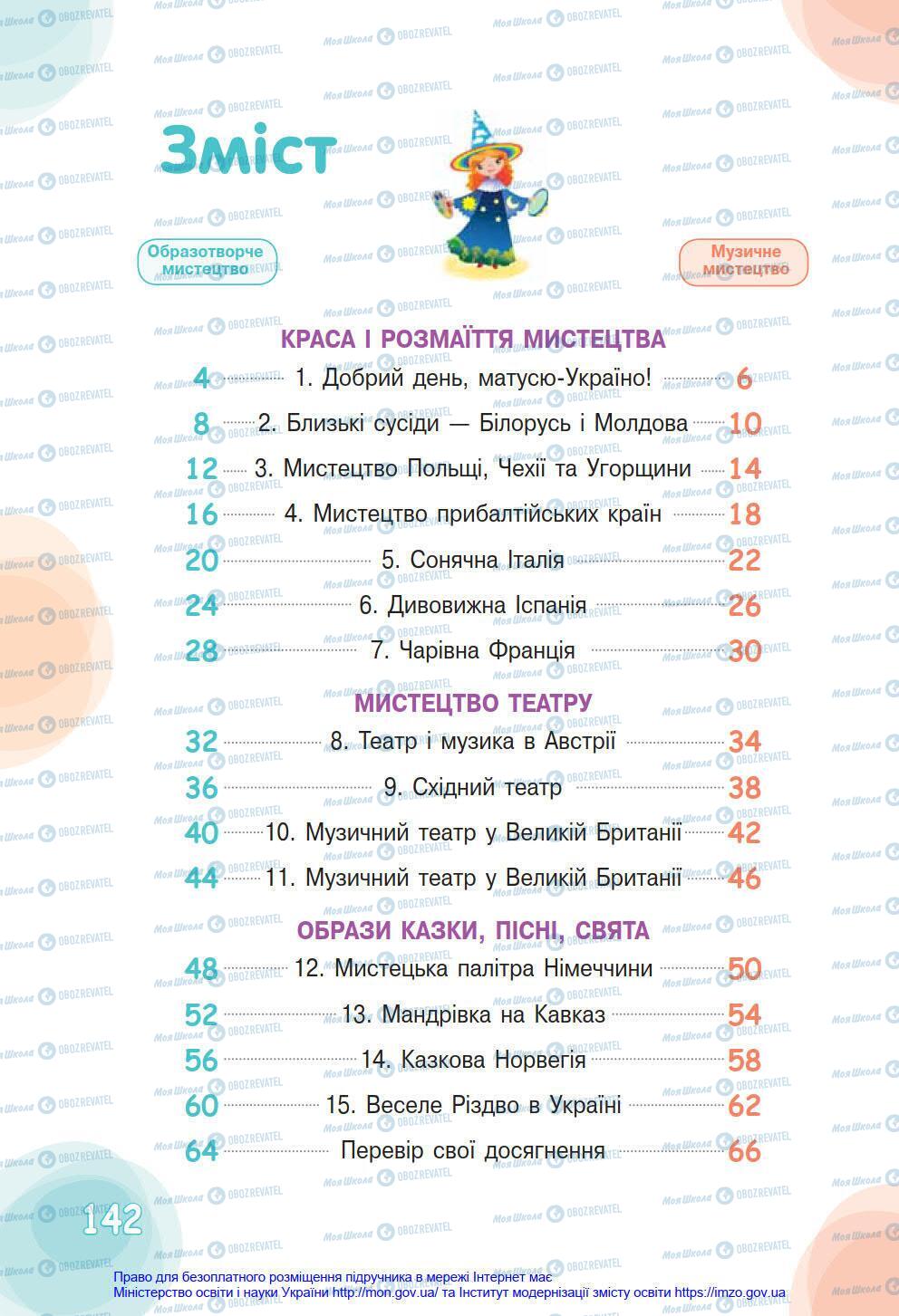 Підручники Мистецтво 4 клас сторінка 142