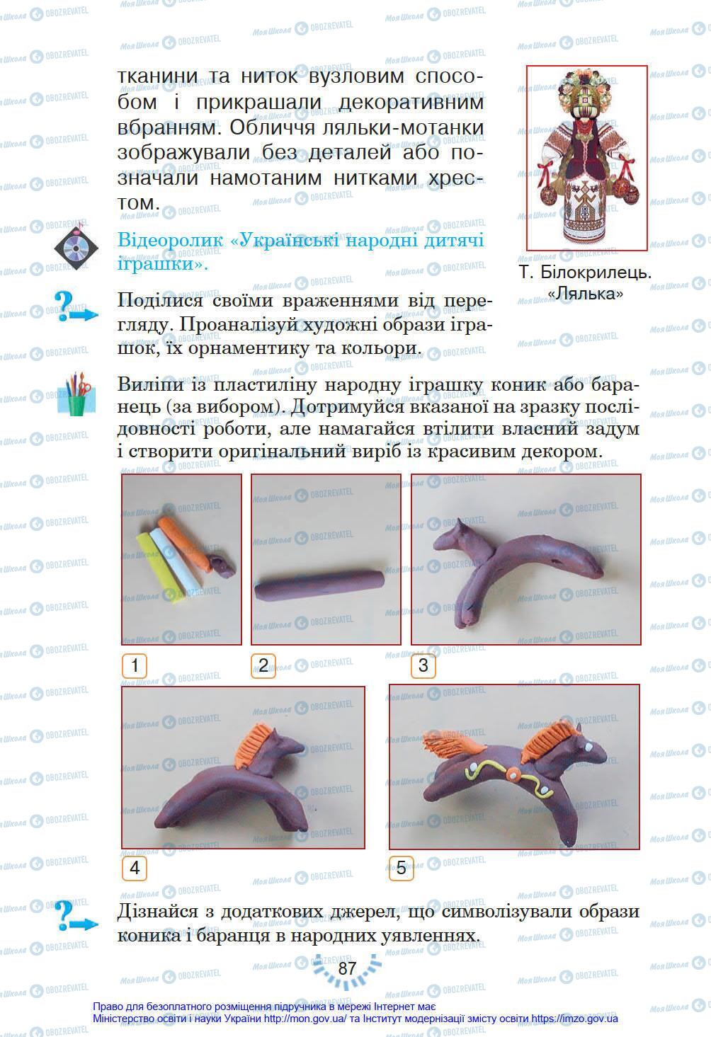 Підручники Мистецтво 4 клас сторінка 87