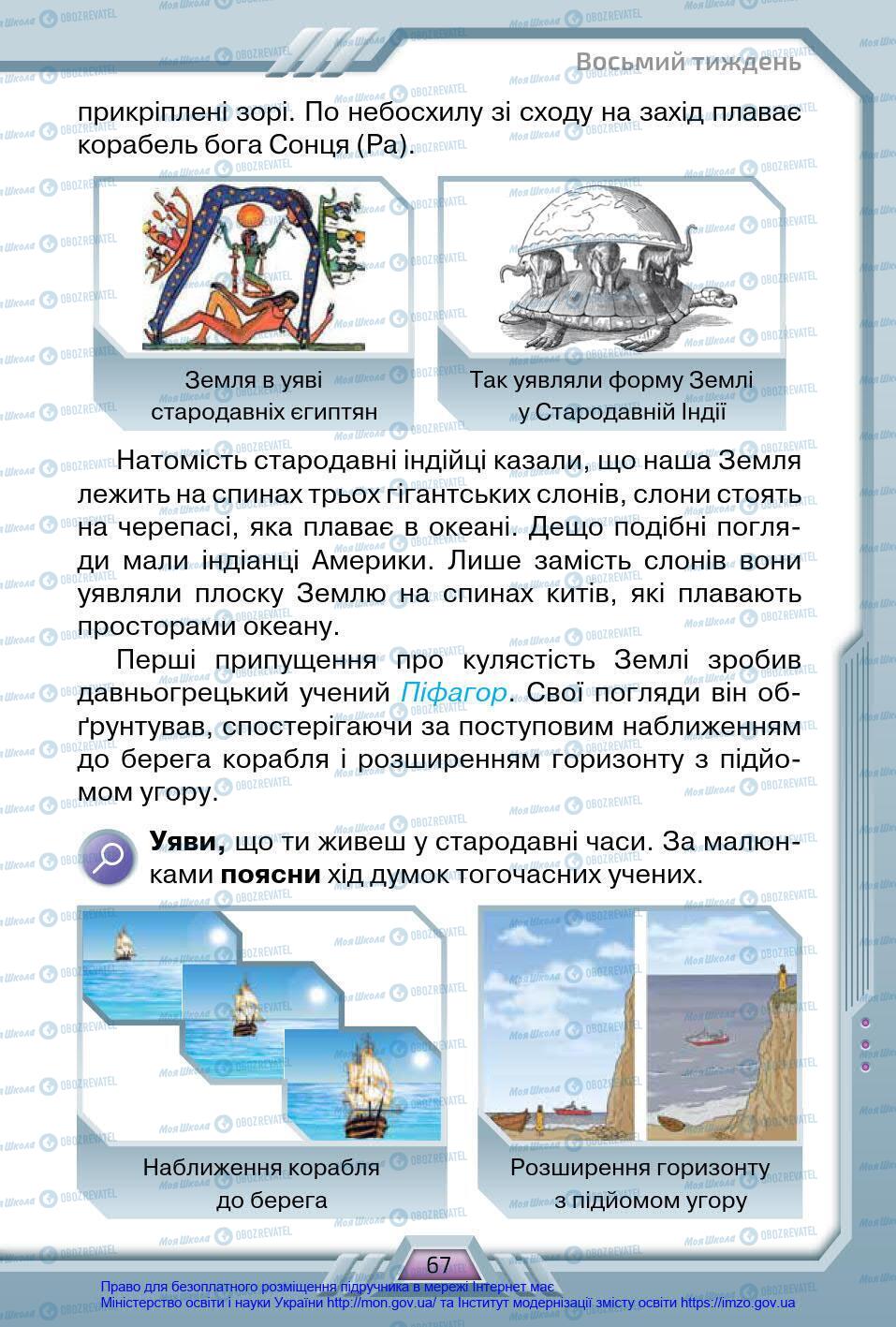 Підручники Я у світі 4 клас сторінка 67