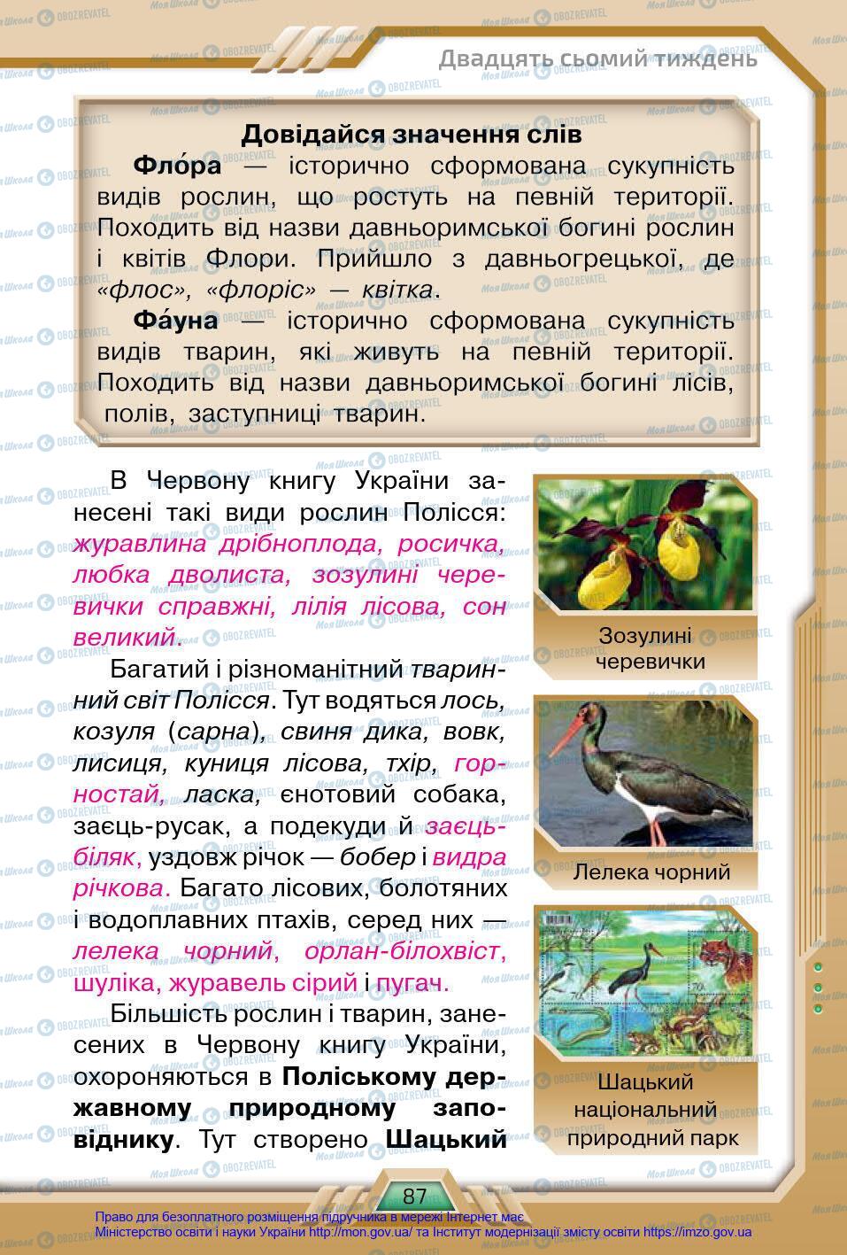 Підручники Я у світі 4 клас сторінка 87