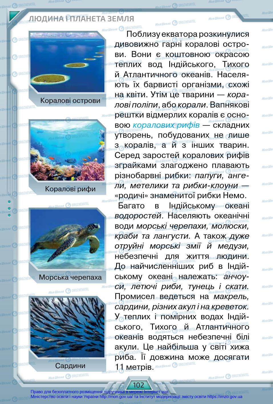 Підручники Я у світі 4 клас сторінка 102