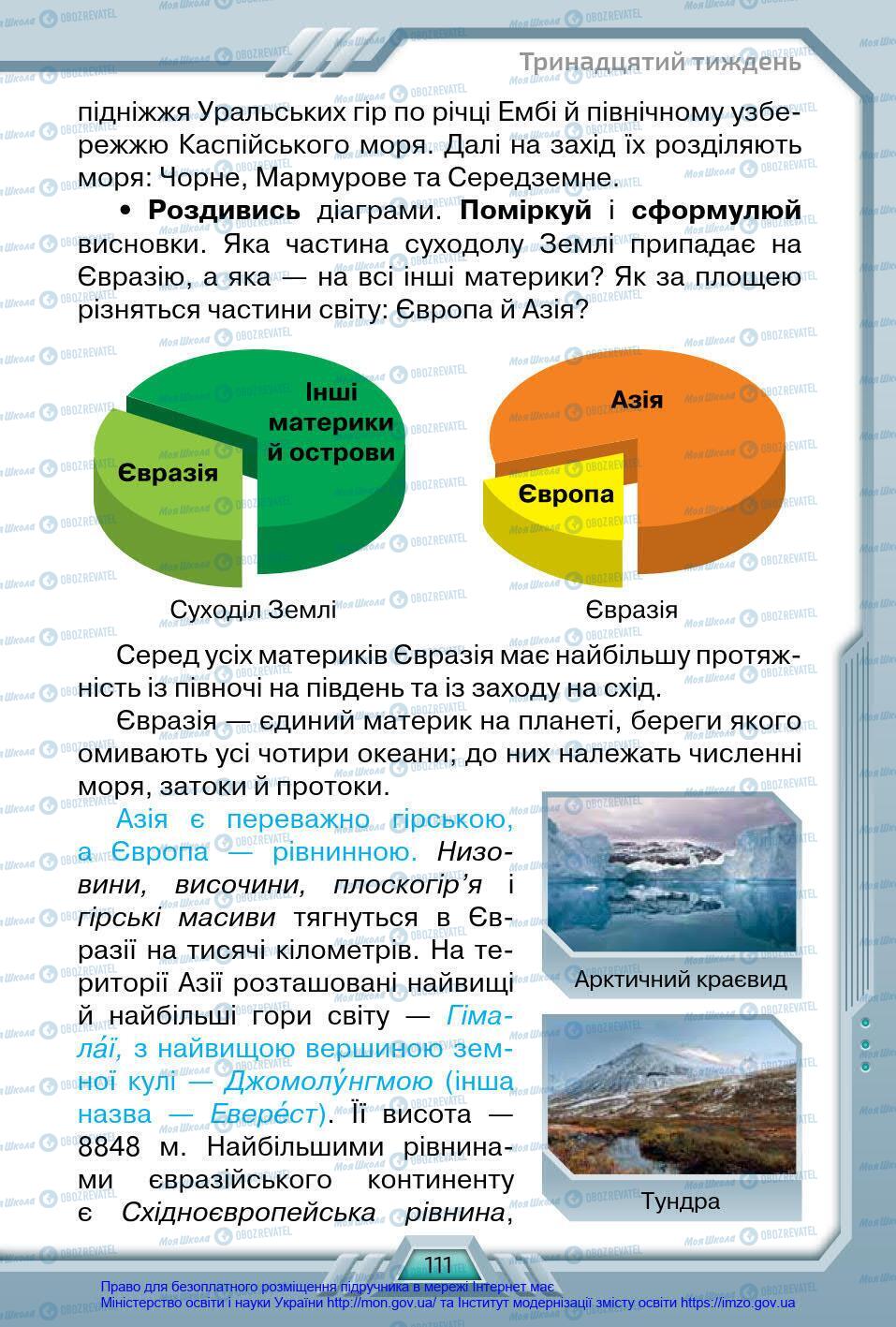 Підручники Я у світі 4 клас сторінка 111