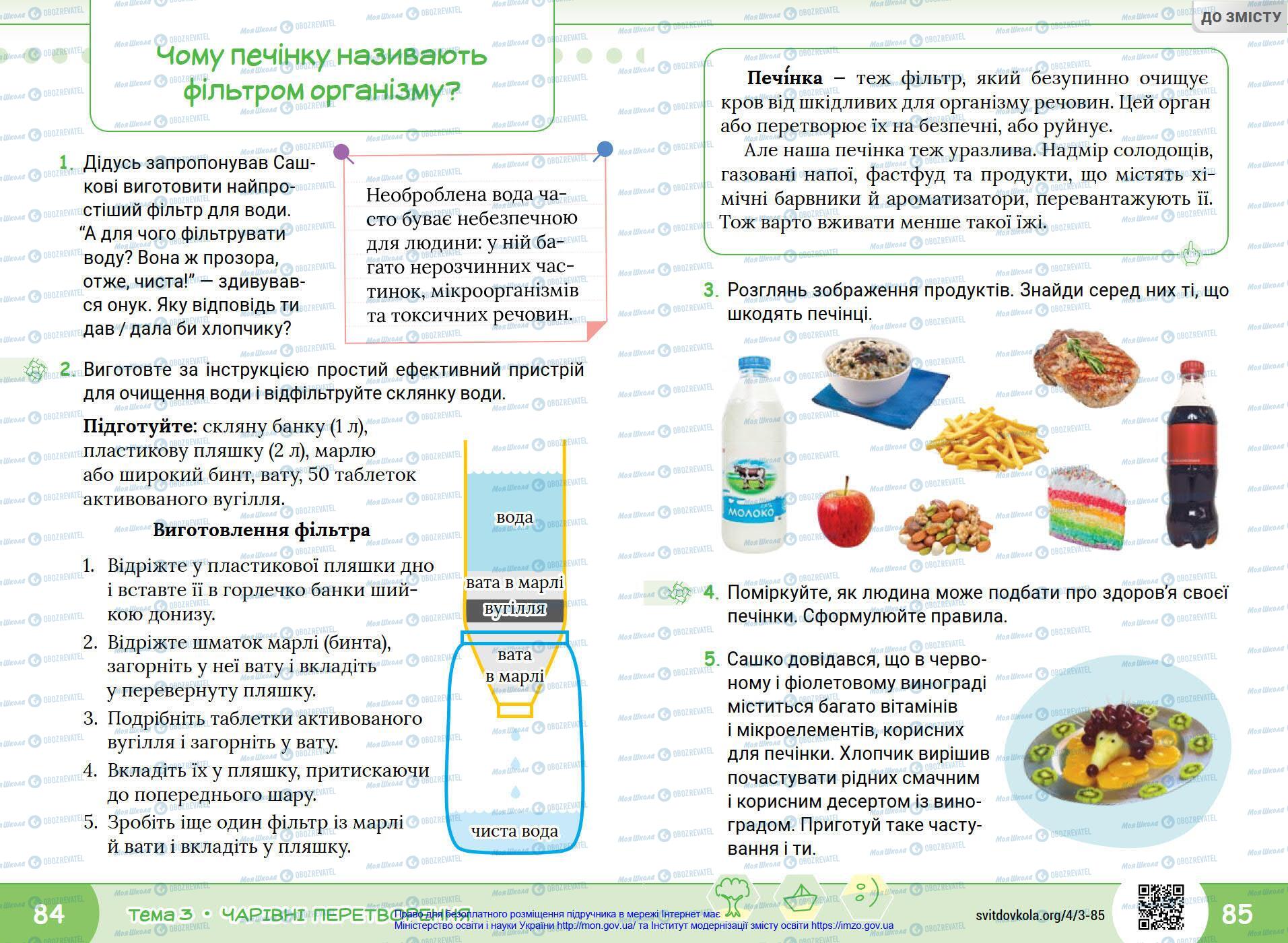 Підручники Я у світі 4 клас сторінка 84-85