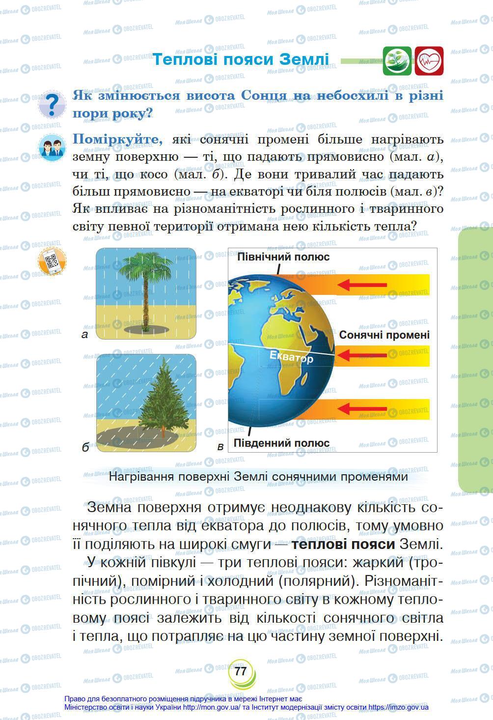 Підручники Я у світі 4 клас сторінка 77