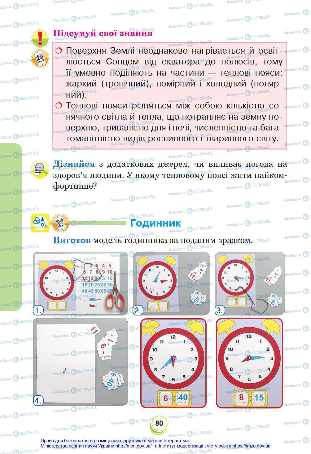 Підручники Я у світі 4 клас сторінка 80