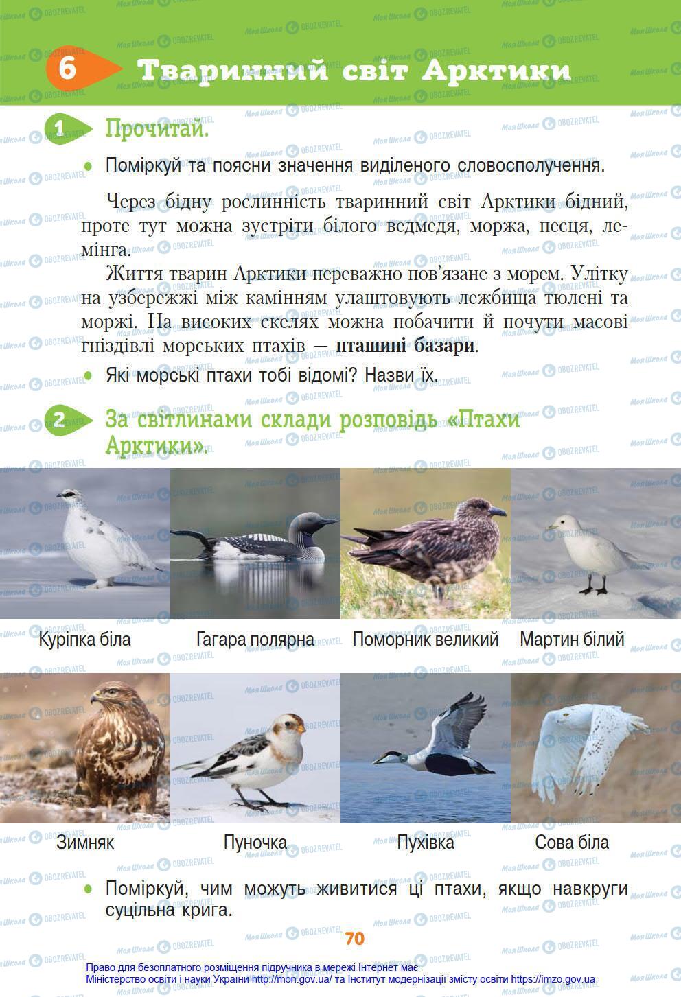 Підручники Я у світі 4 клас сторінка 70