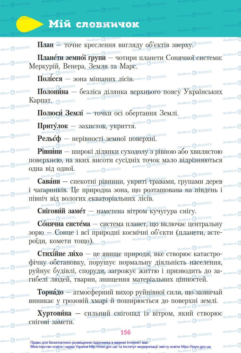 Підручники Я у світі 4 клас сторінка 156