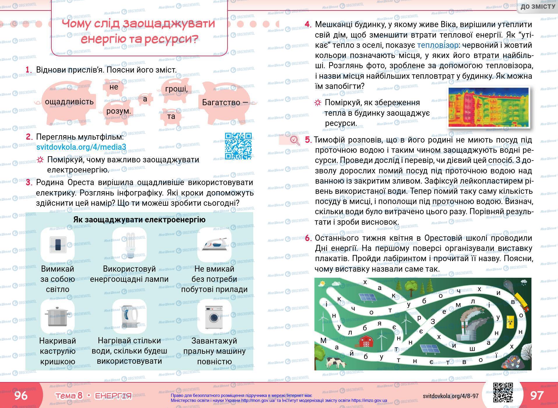 Підручники Я у світі 4 клас сторінка 96-97