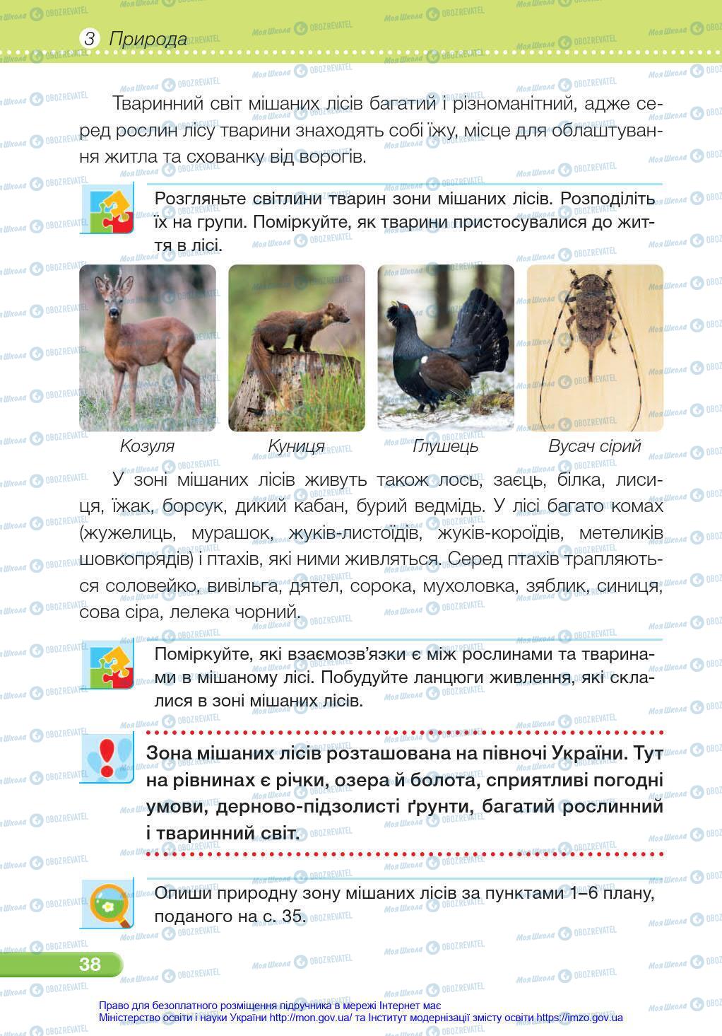 Підручники Я у світі 4 клас сторінка 38