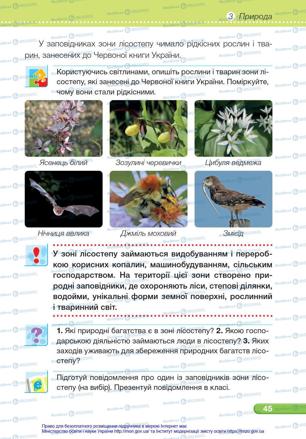 Підручники Я у світі 4 клас сторінка 45