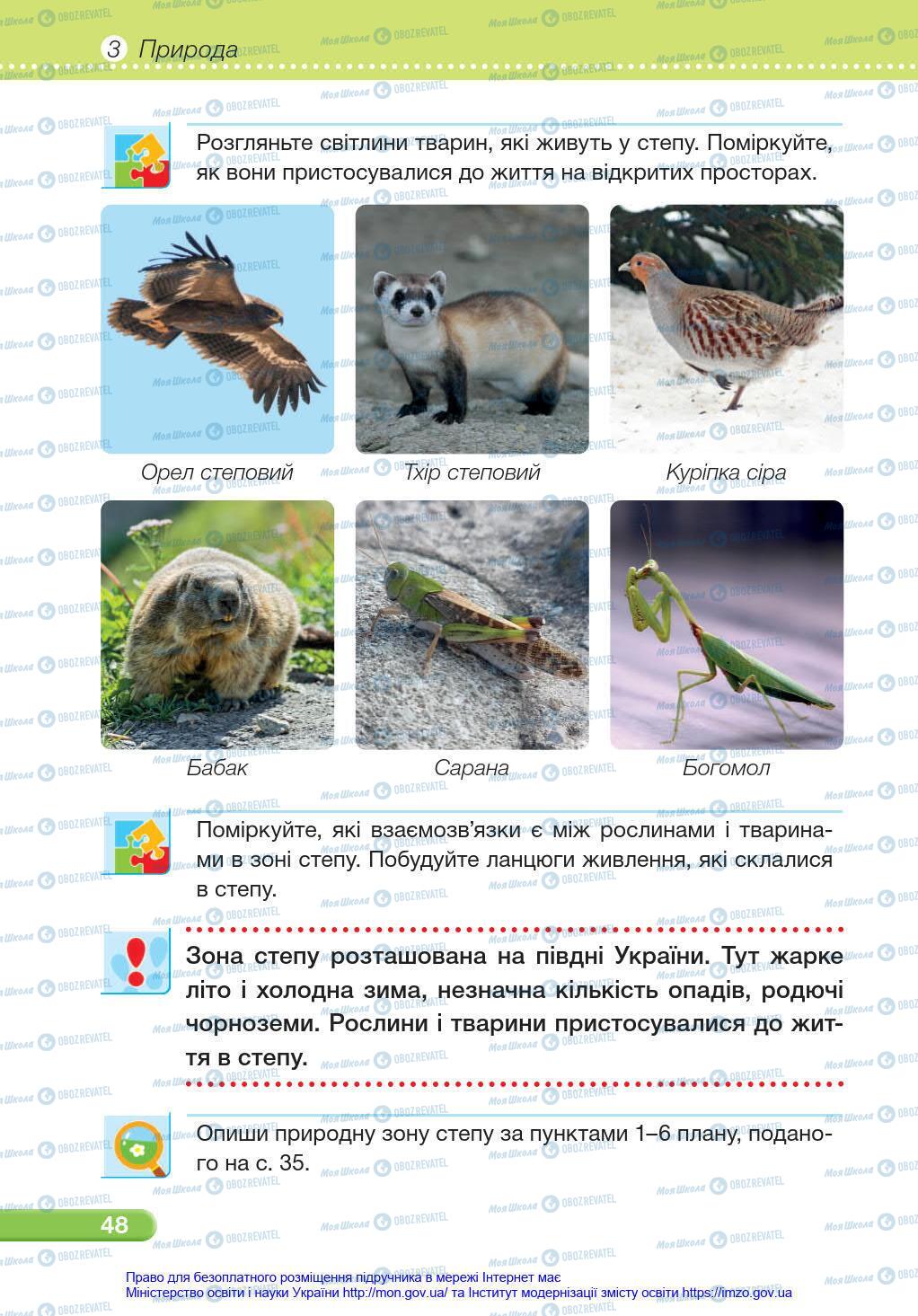 Підручники Я у світі 4 клас сторінка 48