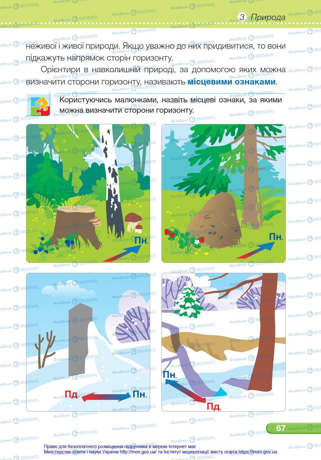 Підручники Я у світі 4 клас сторінка 67