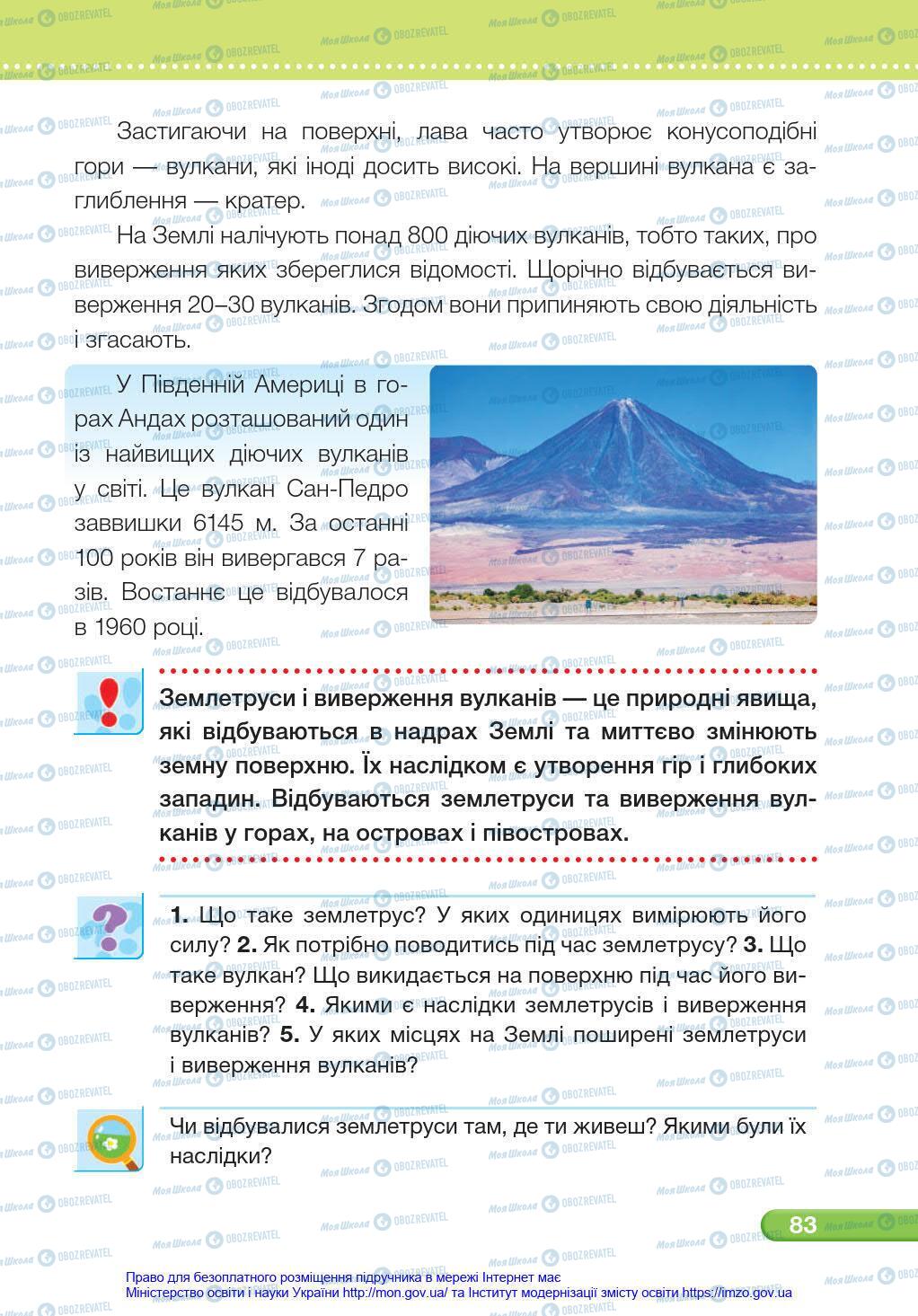 Підручники Я у світі 4 клас сторінка 83