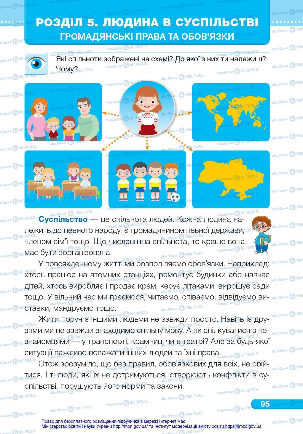 Підручники Я у світі 4 клас сторінка 95