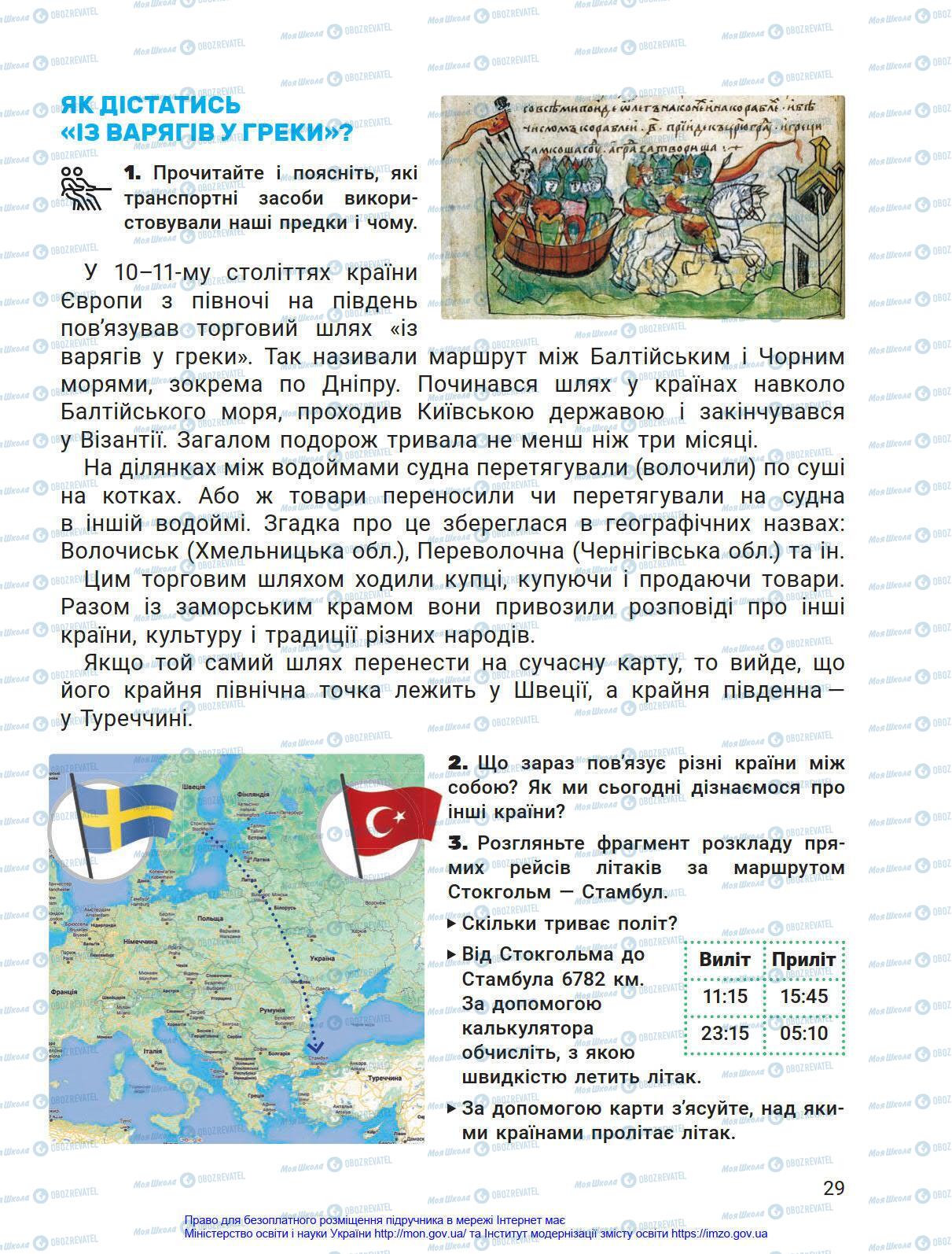 Підручники Я у світі 4 клас сторінка 29