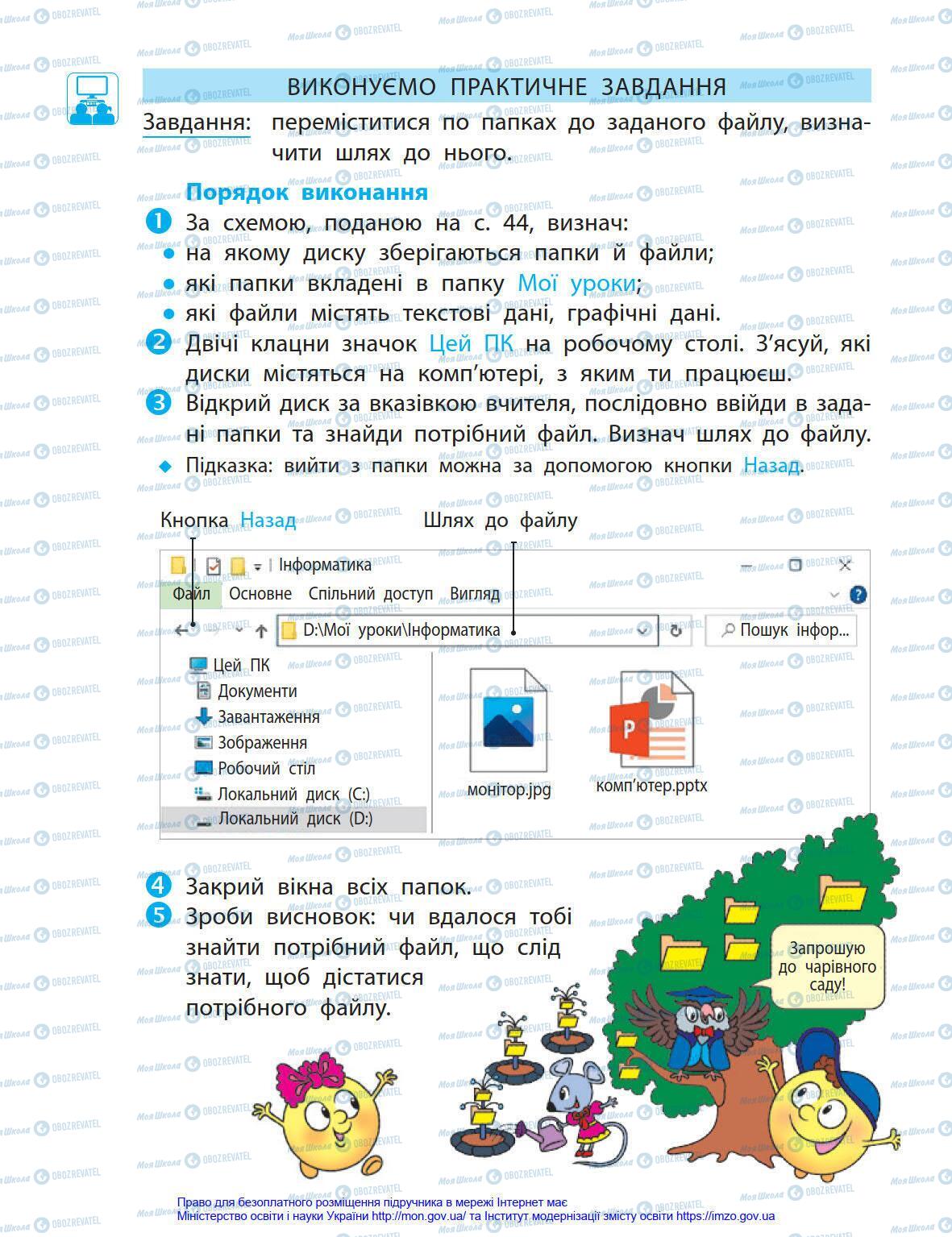 Підручники Інформатика 4 клас сторінка 45