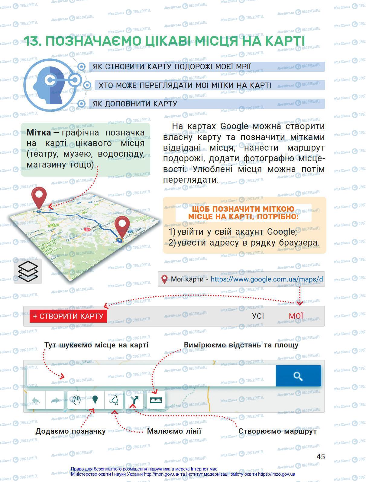 Підручники Інформатика 4 клас сторінка 45