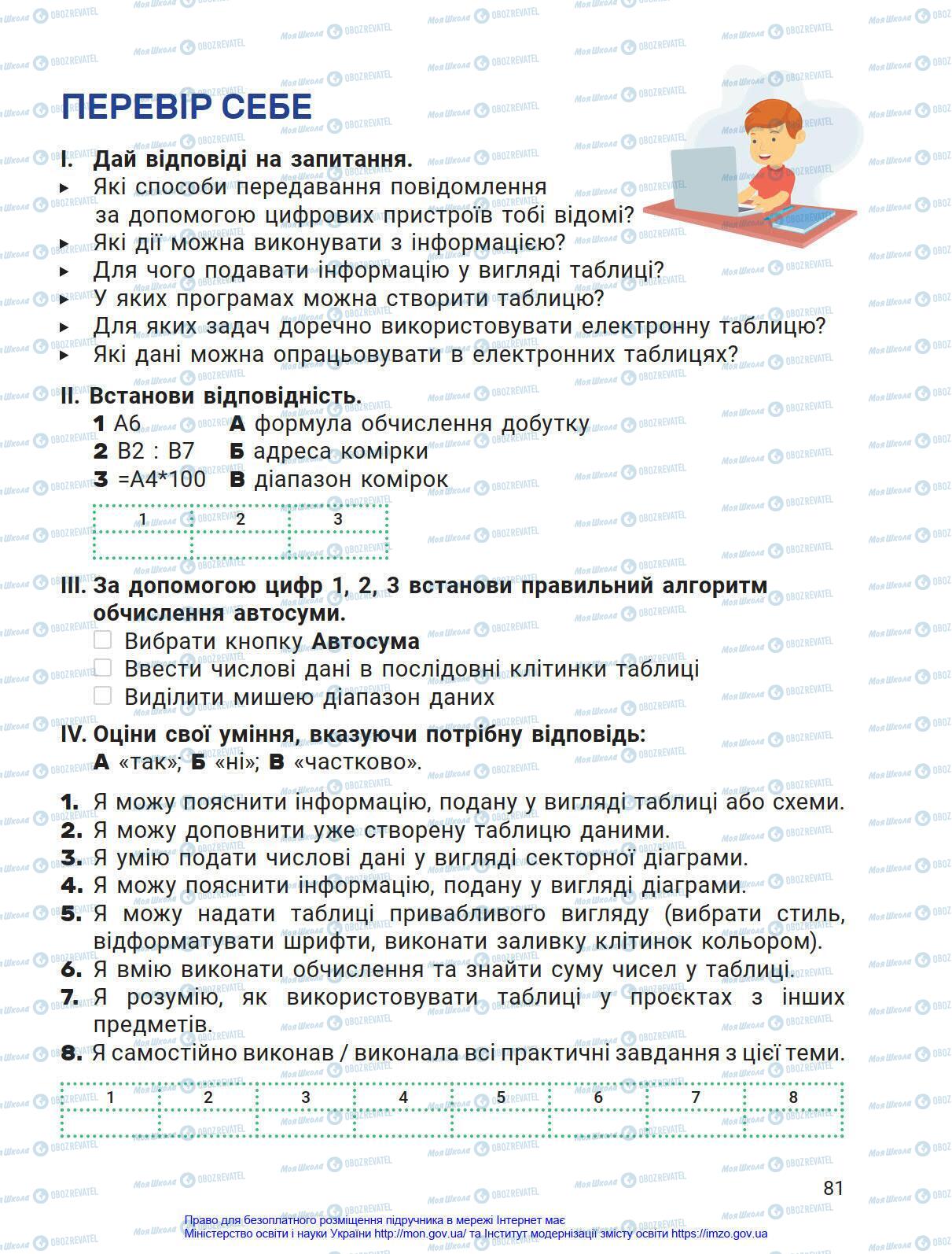 Учебники Информатика 4 класс страница 81