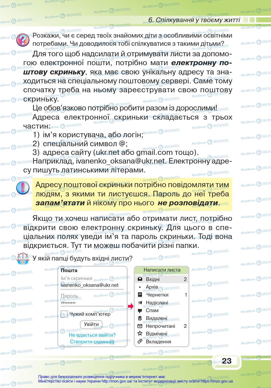 Підручники Інформатика 4 клас сторінка 23