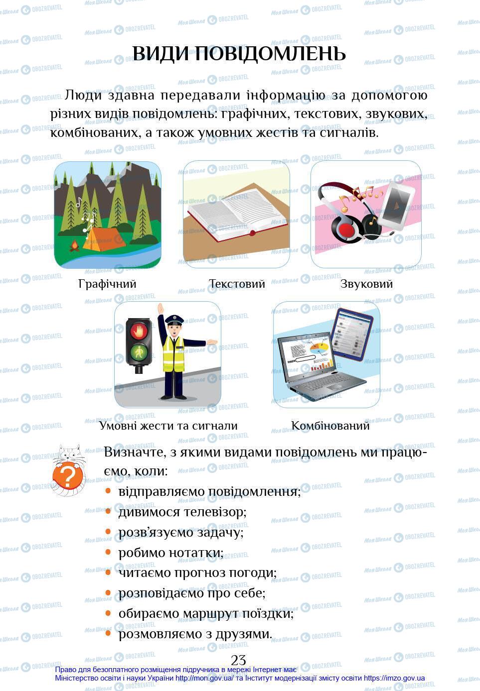 Підручники Інформатика 4 клас сторінка 23