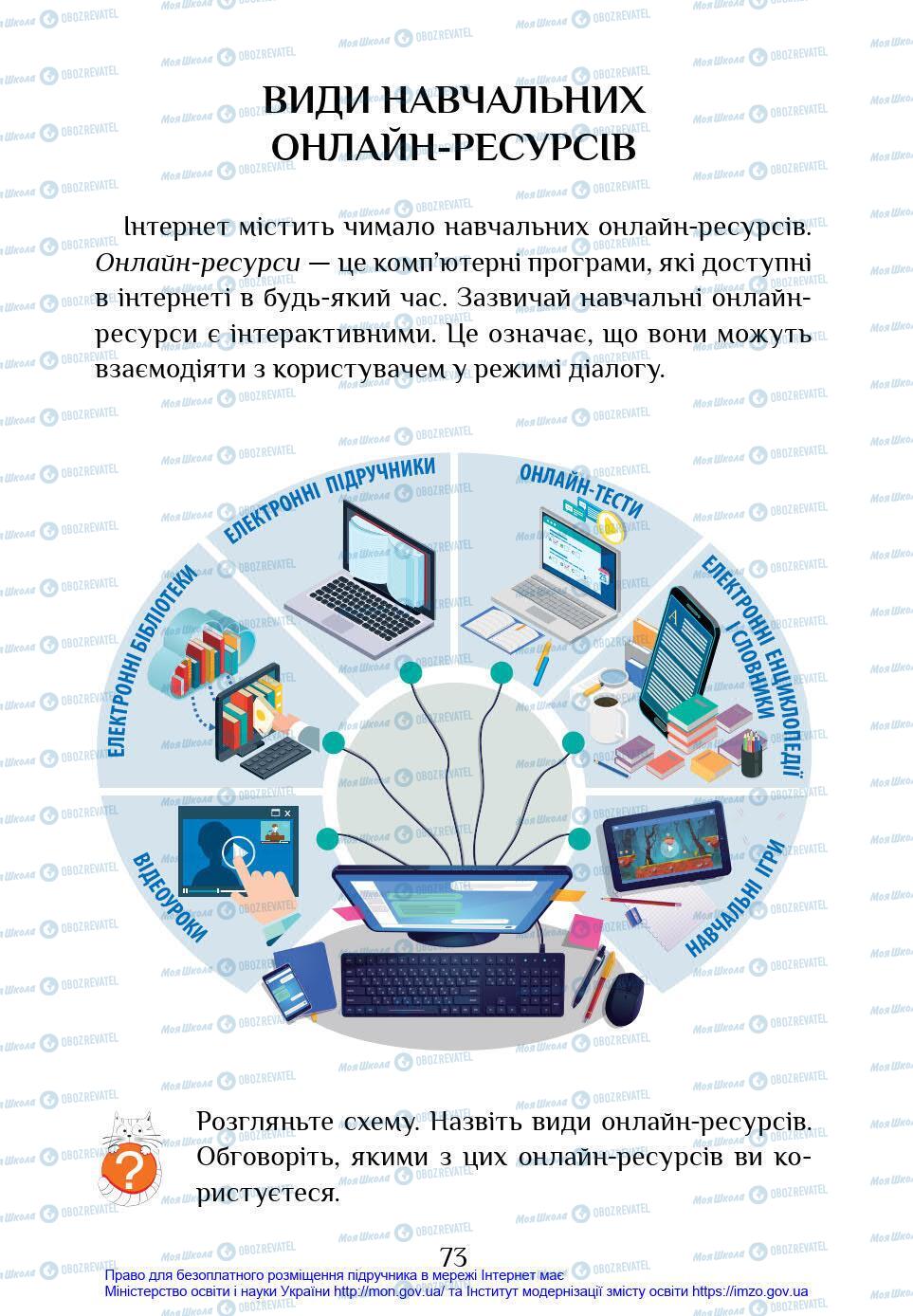 Підручники Інформатика 4 клас сторінка 73