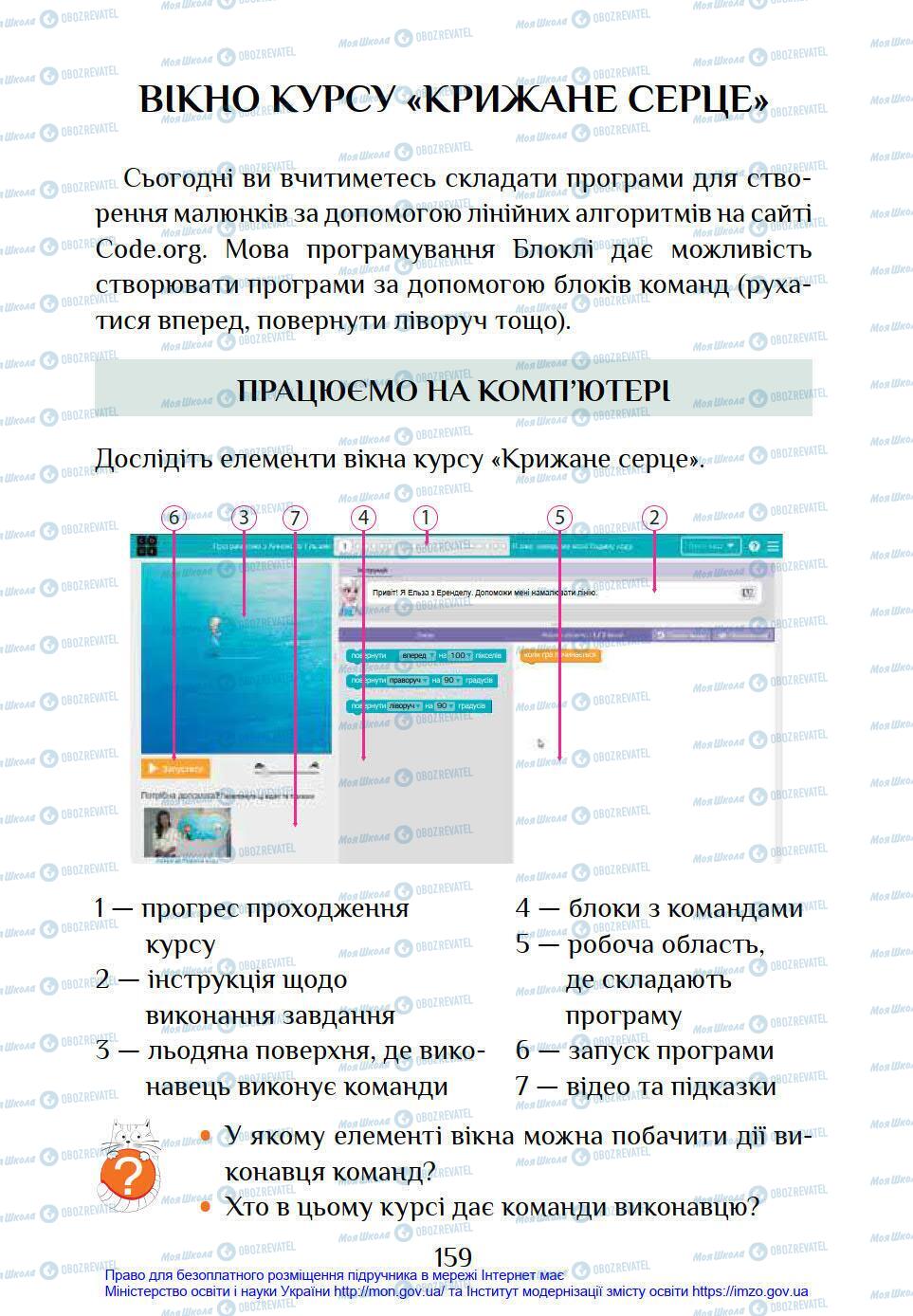 Підручники Інформатика 4 клас сторінка 159