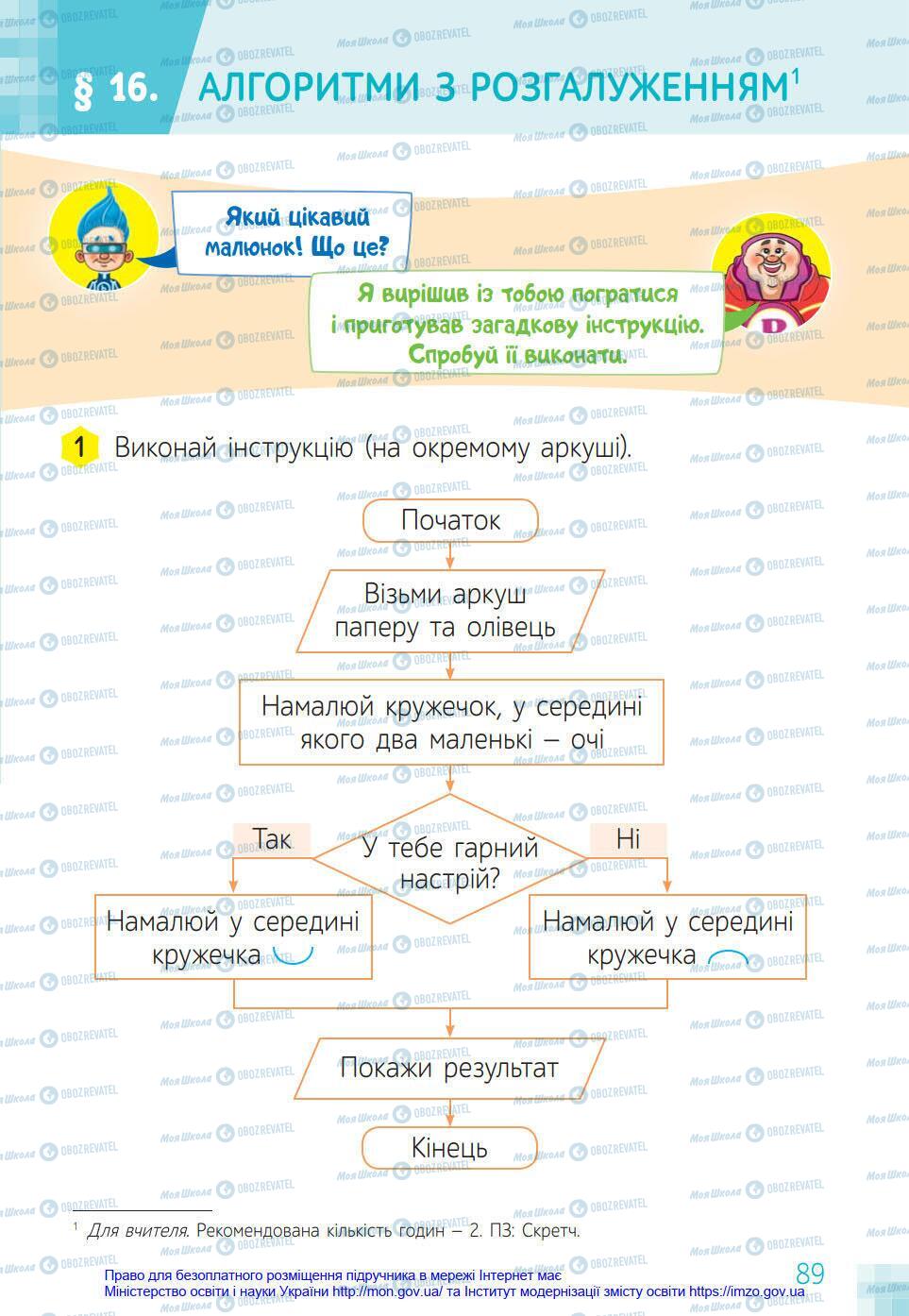 Підручники Інформатика 4 клас сторінка 89