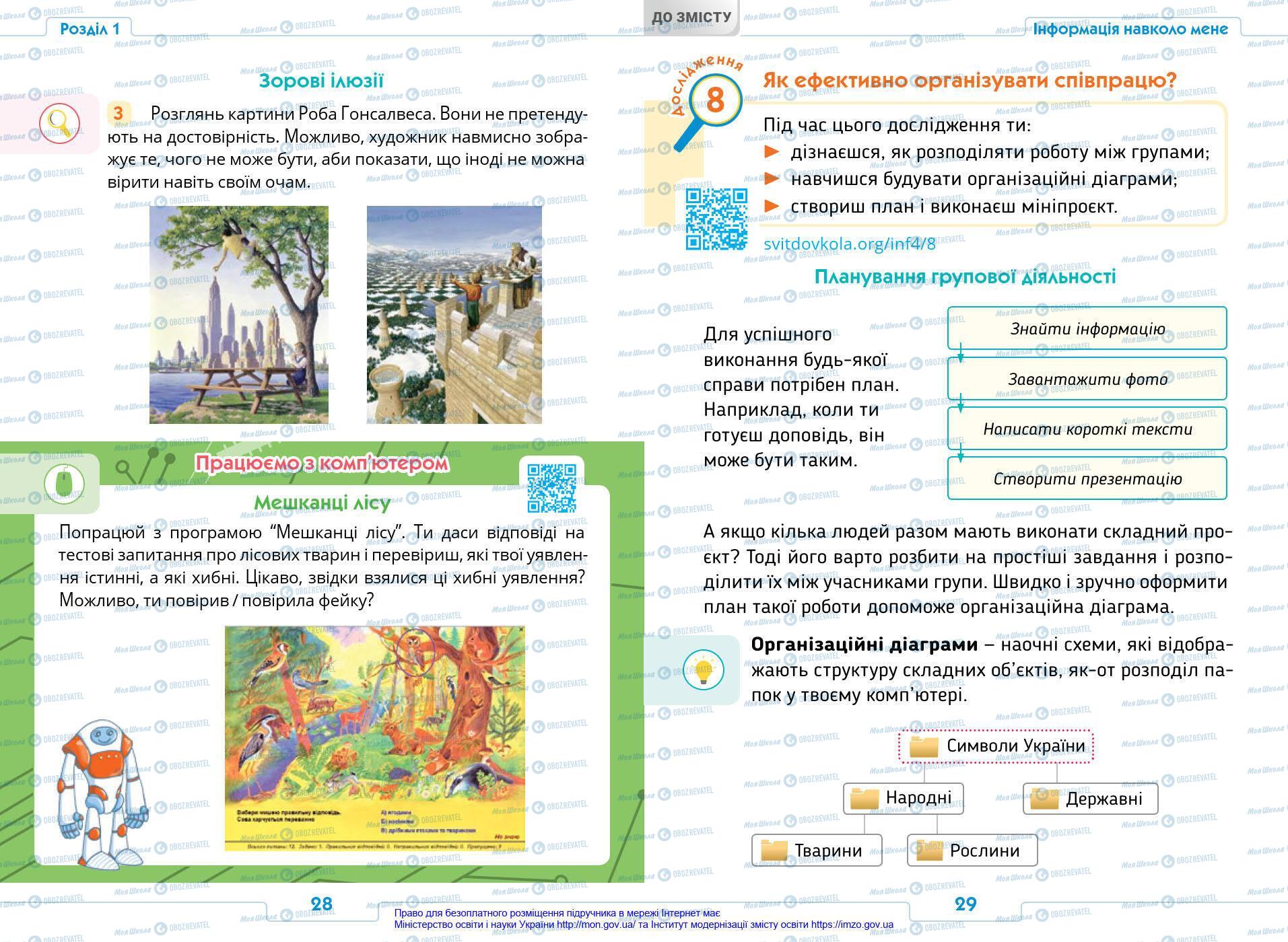 Учебники Информатика 4 класс страница 28-29