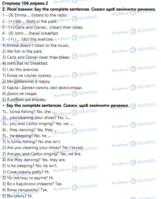 ГДЗ Английский язык 4 класс страница Grammar focus