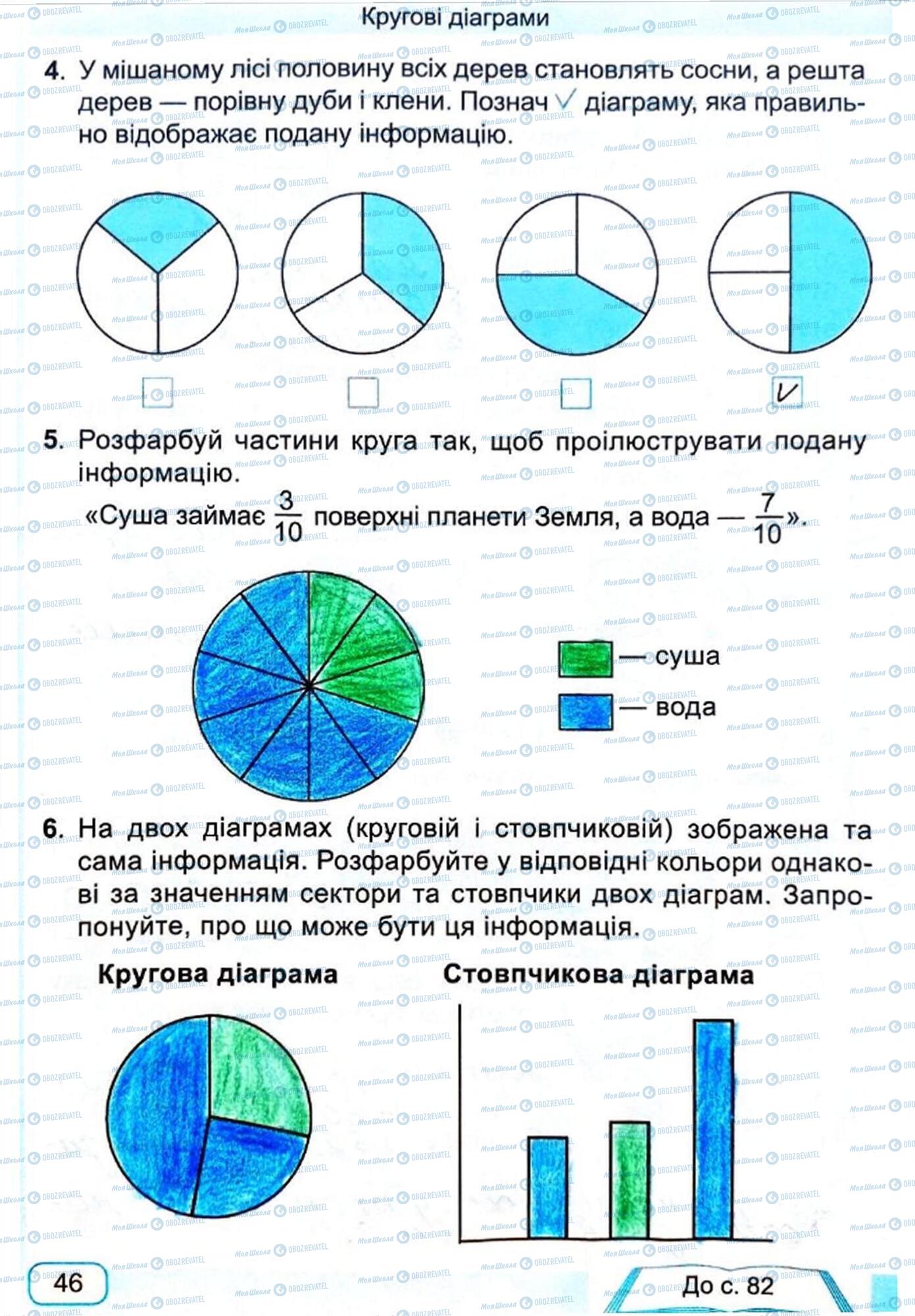 ГДЗ Математика 4 класс страница Сторінка  46