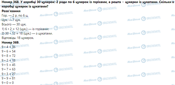 ГДЗ Математика 3 клас сторінка Номер 361-370