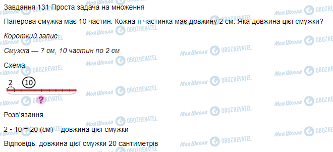 ГДЗ Математика 3 класс страница Вправа 131