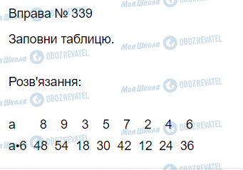 ГДЗ Математика 3 клас сторінка Вправа 339