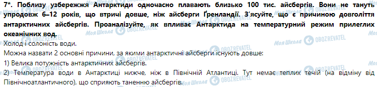 ГДЗ География 7 класс страница § 34. Природні умови