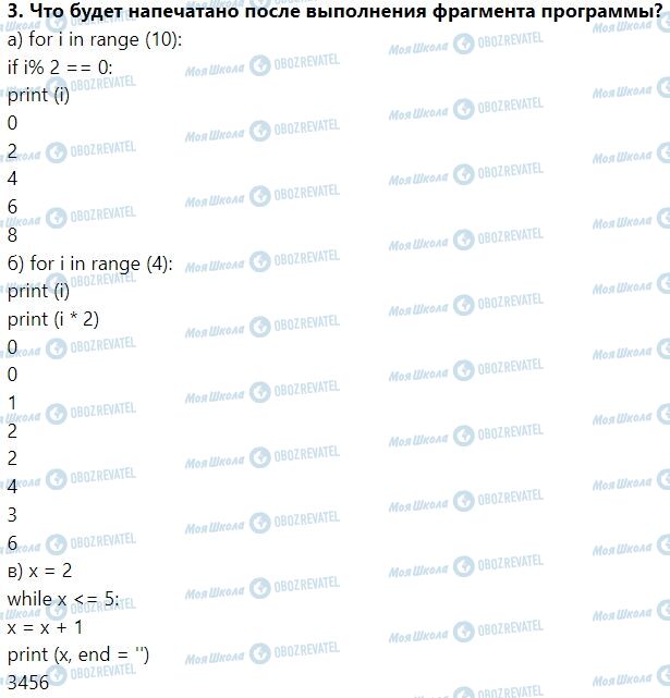 ГДЗ Информатика 7 класс страница § 3. Создание алгоритмов и программ с разветвлениями и повторениями