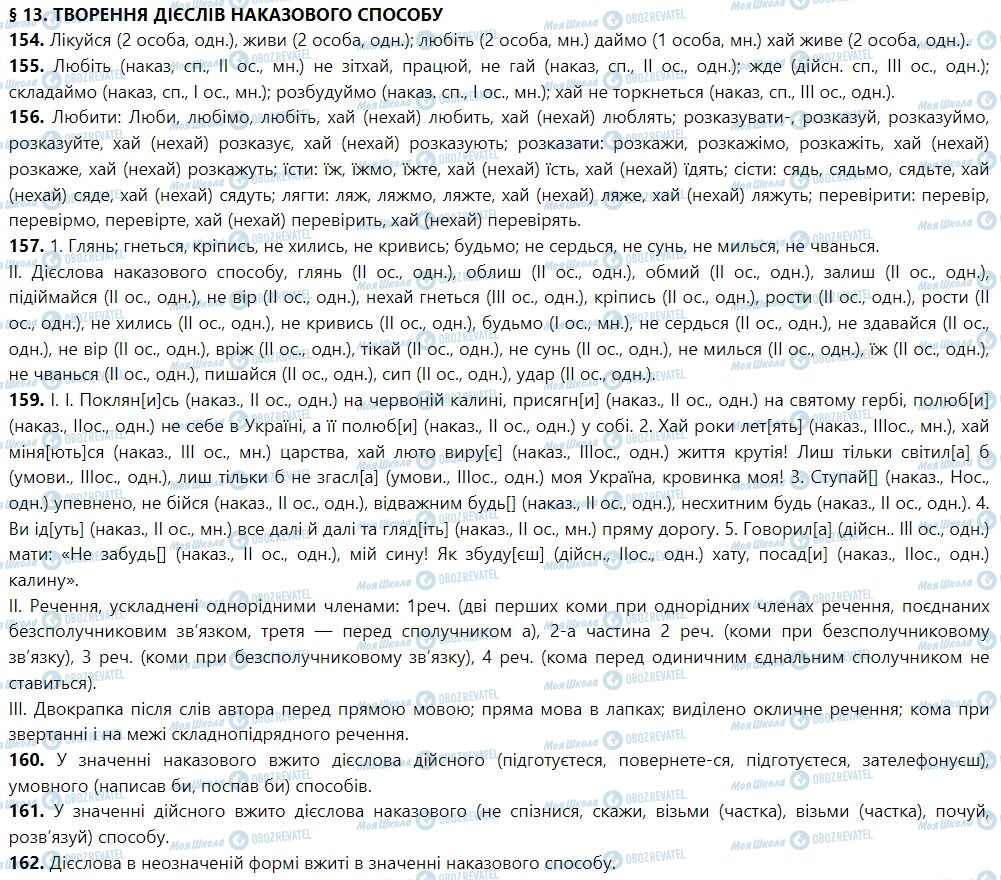 ГДЗ Українська мова 7 клас сторінка 13. Творення дієслів наказового способу