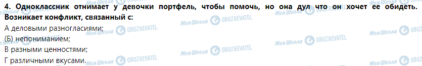 ГДЗ Основы здоровья 6 класс страница Понятие конфликта
