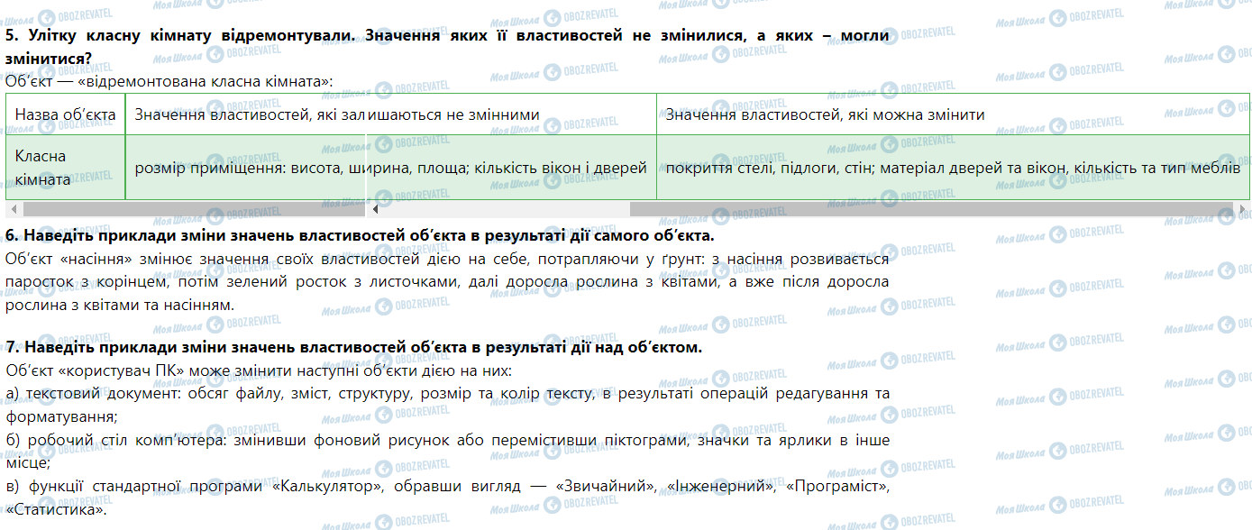 ГДЗ Інформатика 5 клас сторінка Параграф 2.3