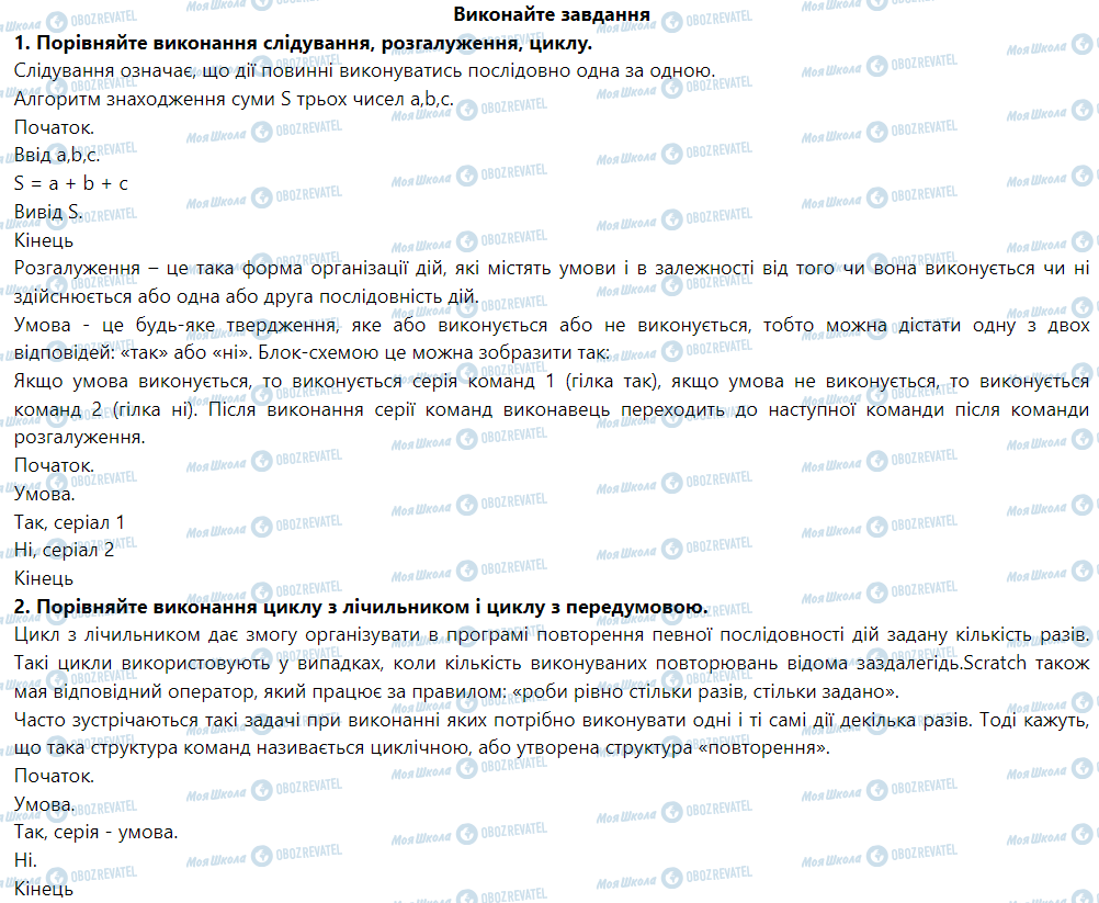 ГДЗ Информатика 5 класс страница Виконайте завдання