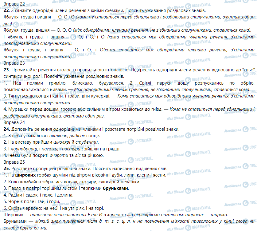 ГДЗ Українська мова 5 клас сторінка Вправа 22-32