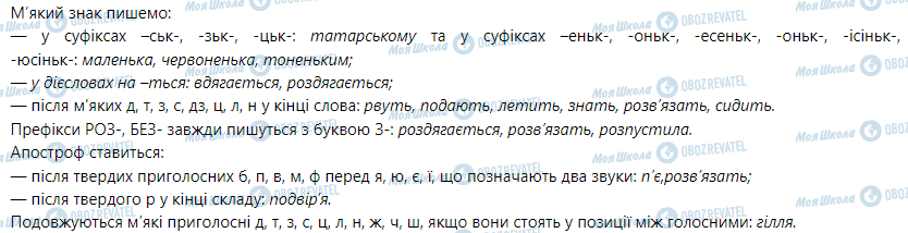 ГДЗ Укр мова 5 класс страница Вправа 110-120