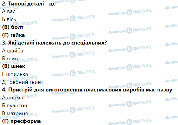 ГДЗ Трудове навчання 5 клас сторінка § 18. Поняття про деталь. Способи отримання деталей