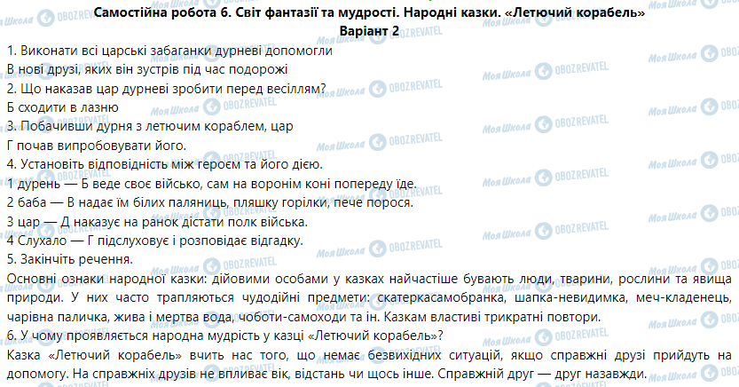 ГДЗ Укр мова 5 класс страница Варіант  2