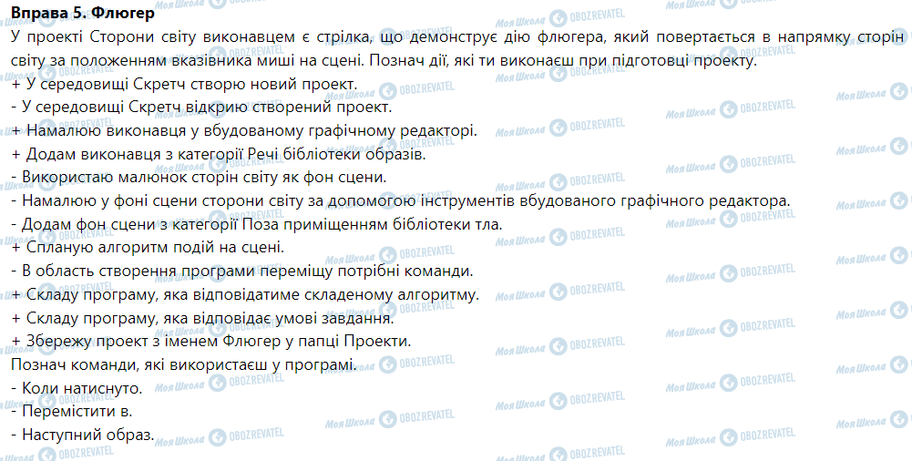 ГДЗ Інформатика 5 клас сторінка 22 Складаємо циклічні алгоритми