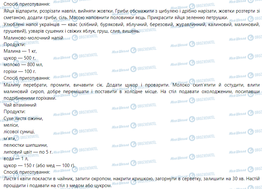 ГДЗ Трудове навчання 5 клас сторінка Усе про бутерброди